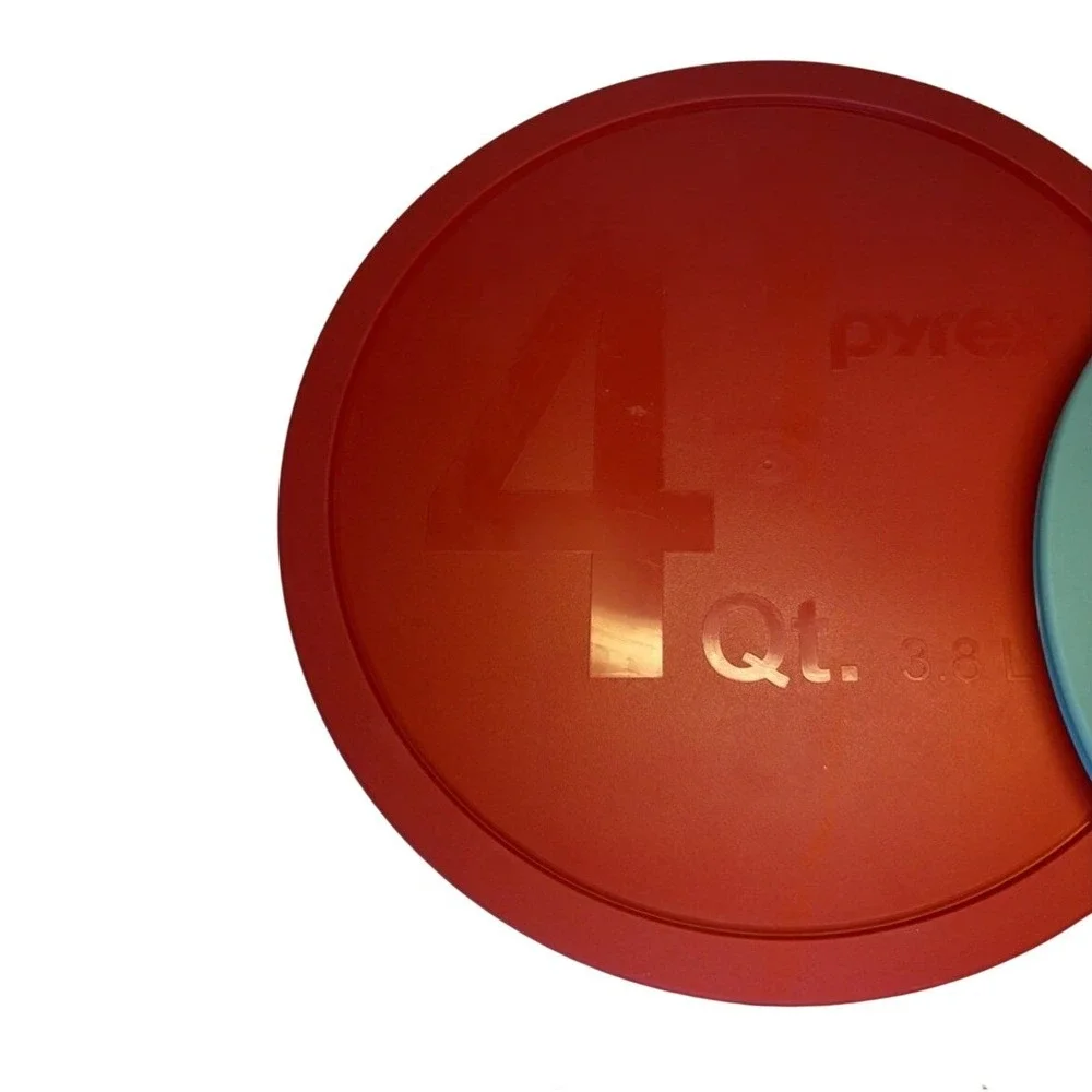Pyrex Replacement Lids Multi Color Set 4qt 2.5qt 1.5qt 1qt Round Bowl Covers
